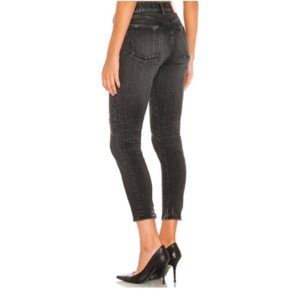 Moussy Vintage Velma Comfort Stretch Distressed Mid-Rise Ankle Jeans Size 27 - Picture 6 of 16
